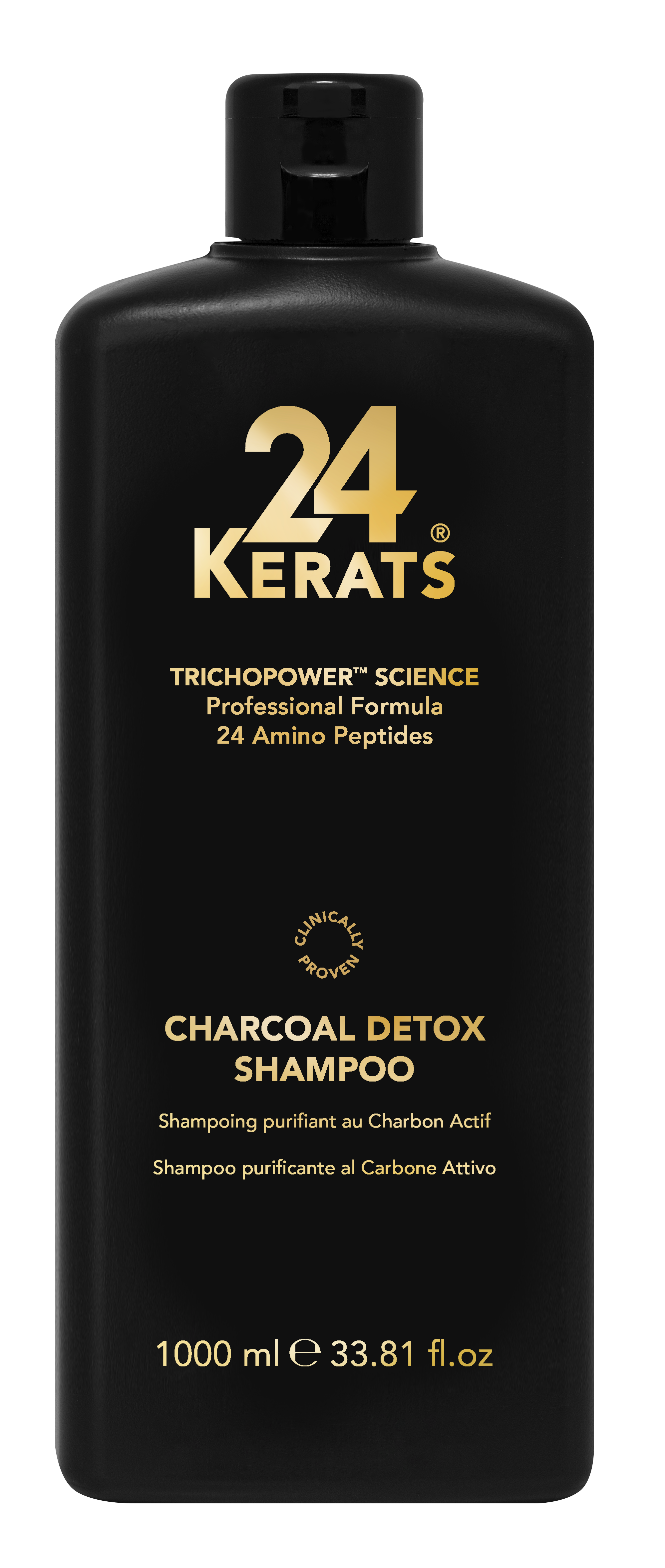 24KERATS® Charcoal Detox Shampoo | Tiefenreinigung für Haar & Kopfhaut