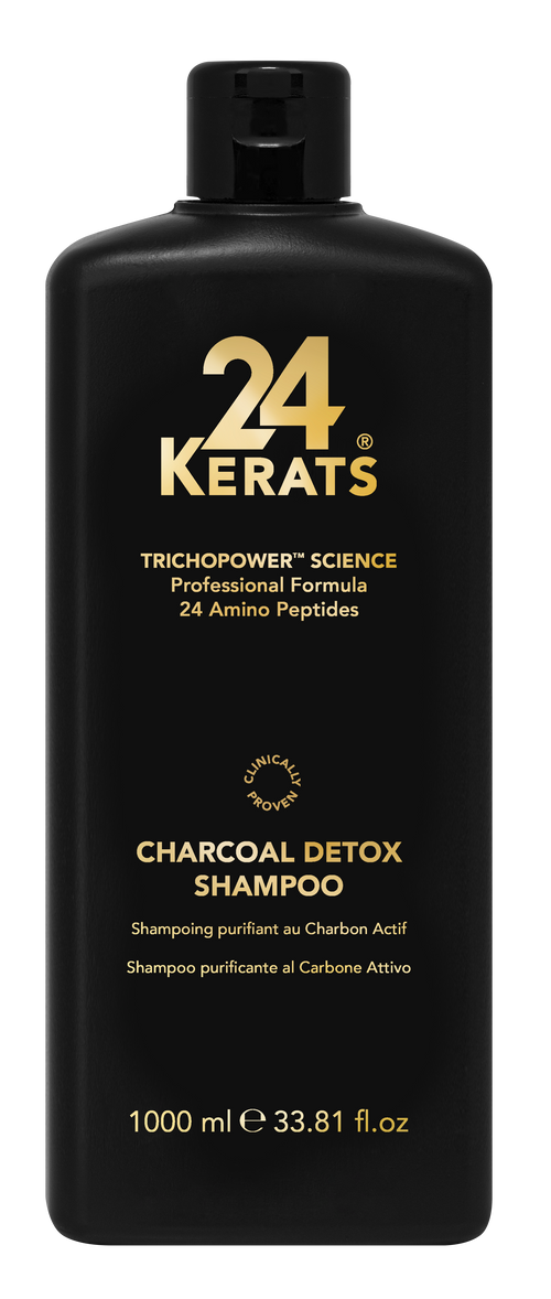 24KERATS® Charcoal Detox Shampoo | Tiefenreinigung für Haar & Kopfhaut