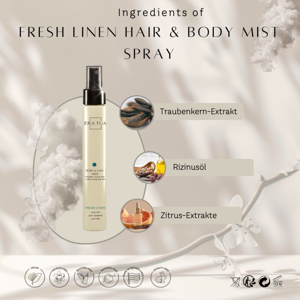 "Era Tua"  Fresh Linen Body & Hair Mist