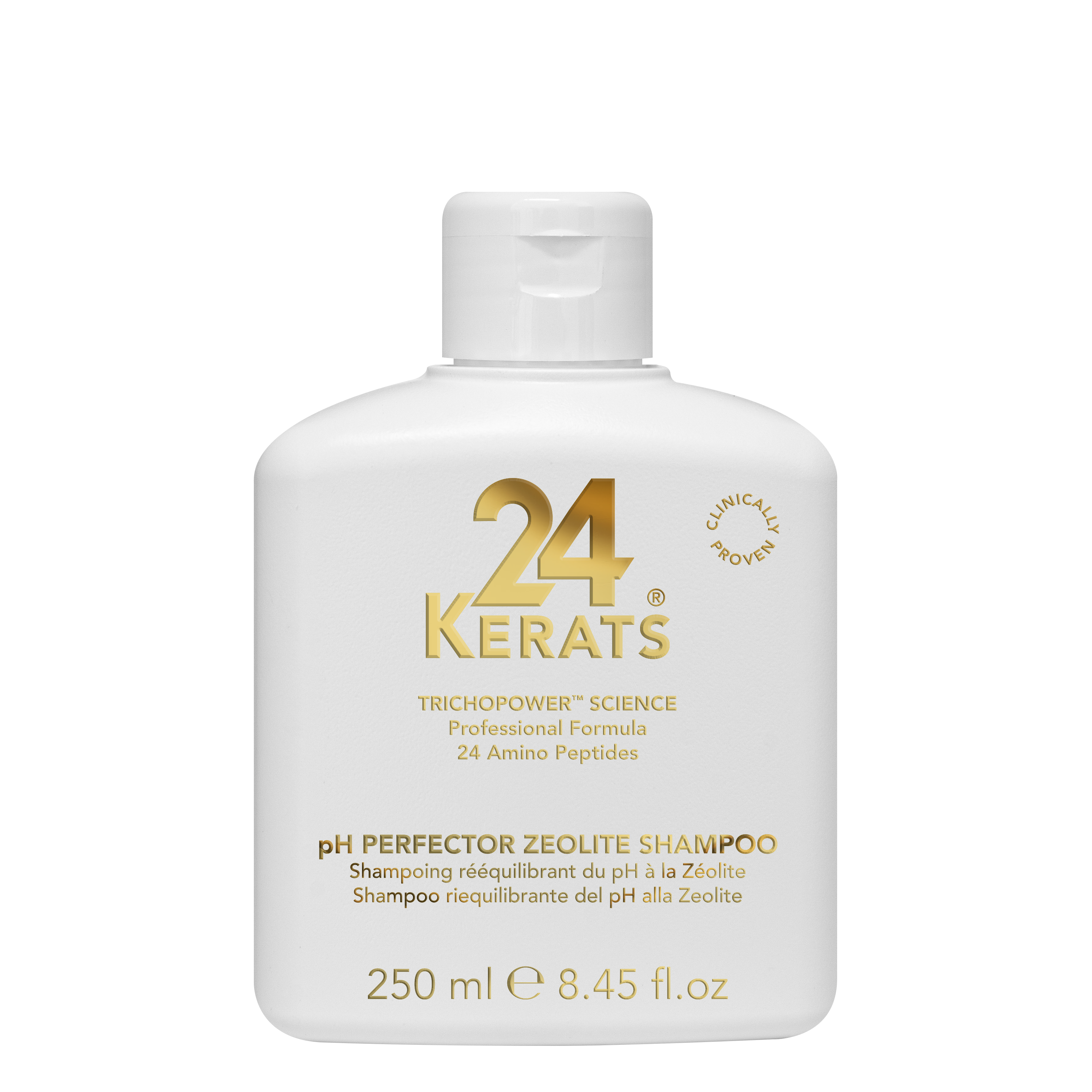 24KERATS® pH Perfector Zeolite Shampoo | pH-Ausgleich & Versiegelung
