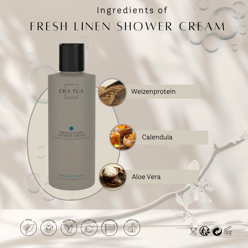 "Era Tua"  Fresh Linen Shower Cream